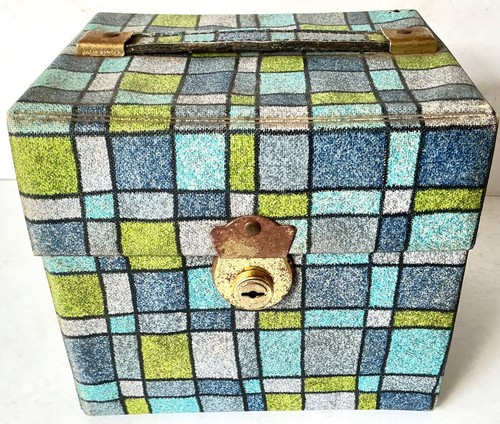 Vintage record case - vintage, 60`s