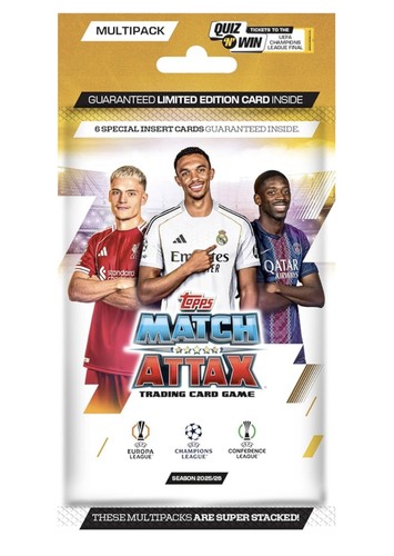 Topps match attax 1 x - topps, 25/26