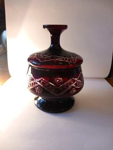 Vintage sweet jar ruby dark - sweet,