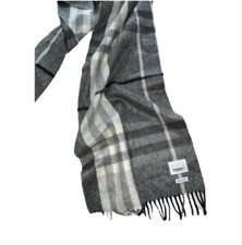 BURBERRY Cashmere Classic Check Scarf Unisex