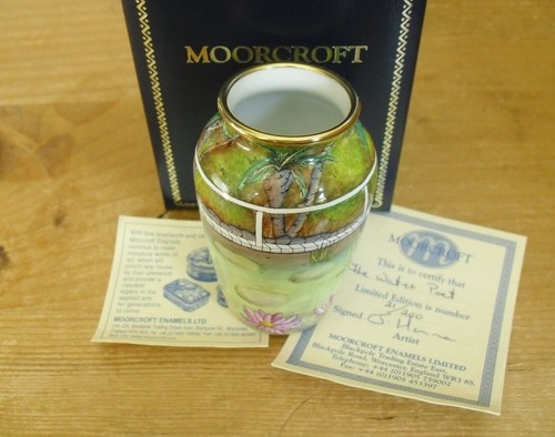 Boxed ltd moorcroft enamels - boxed,