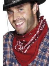 Red Cowboy Bandana Wild West