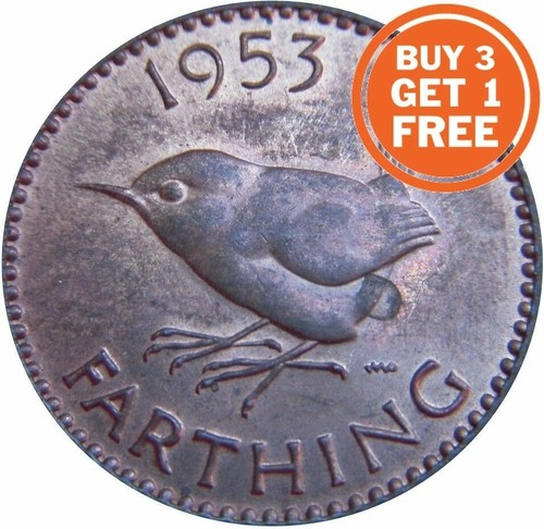 Farthing queen elizabeth 2nd - queen,