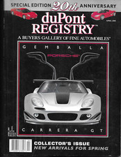duPont Registry Magazine April 2005 20TH Anniversary Gemballa Porsche Carrera GT