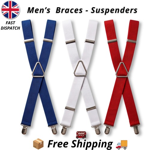 Mens adjustable suspenders - adjustable,