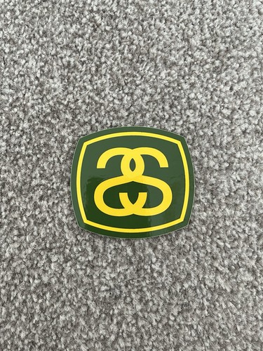 Stussy double logo sticker - stussy,