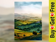 Golden Hills 5"x7" Print on