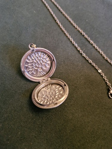 Tree life locket necklace - tree,