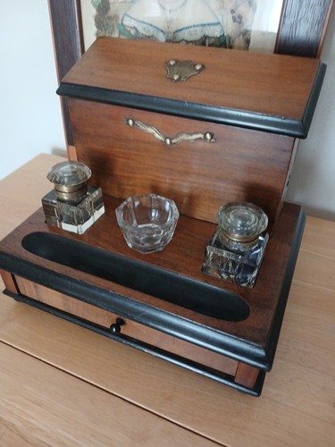 Antique writing desk - writing,