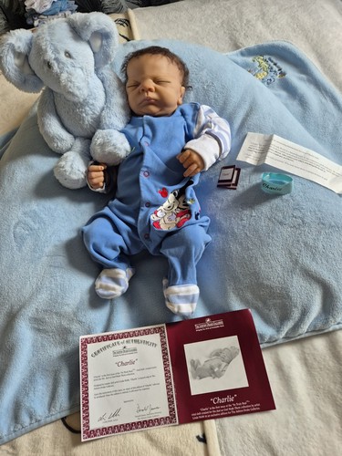 Vinyl reborn doll ashton - vinyl, by
