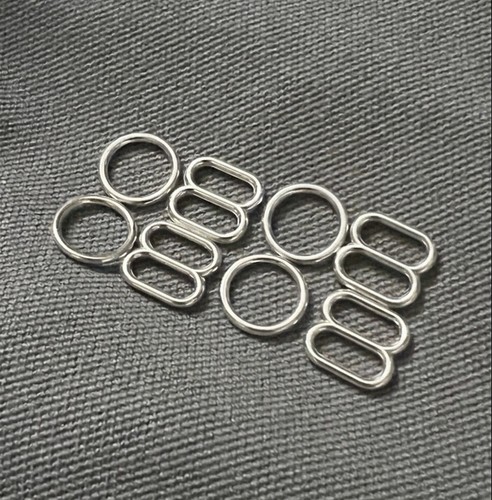 Metal bra adjusters and rings - metal,