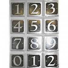 Black Numbers Easy Peel &
