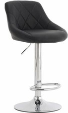 Bar Stools Faux Leather, Black Grey Yellow,  Kitchen Breakfast Bar, 1 , 2, 3, 4