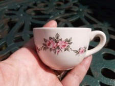Vintage Childs Cup Corona Made In England Pink Roses Ceramic 1920s?Tea Set Flora