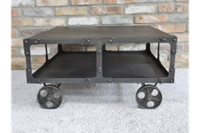 Industrial Coffee Table Trolly