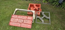 Vintage Decorative Concrete Block Making Moulds