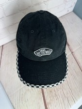 VANS Off The Wall Men Women Unisex Cap Baseball Trucker Black Adjustable