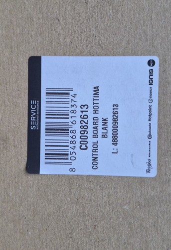 Hotpoint oven control - hotpoint, board