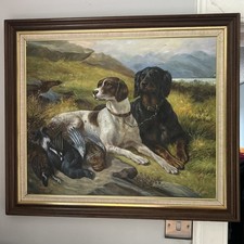 Vintage Oil Painting On Canvas