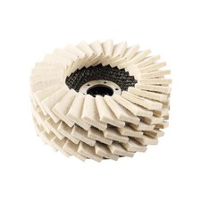 2-10PCS Wool Felt Flap Disc
