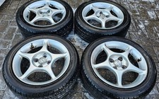 MAZDA MX5 ENKEI ALLOY WHEELS - 15 x 6 - 4x100 - SET OF FOUR / 5 SPOKE  MK1 MK2