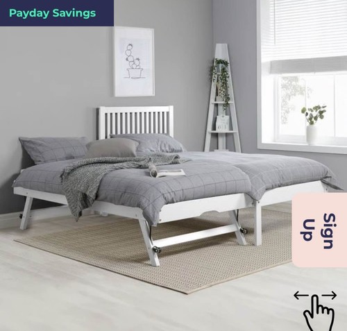 Trundle bed with single - bed,