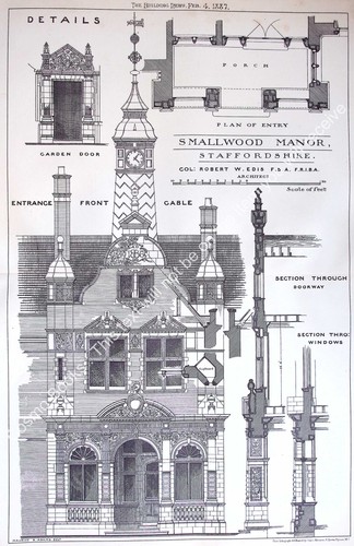 1887 smallwood manor entry - :,