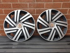 x2 Cyrkon 15" Wheel Trims Hub Caps Suit a Fiat Doblo Florino Van Stilo