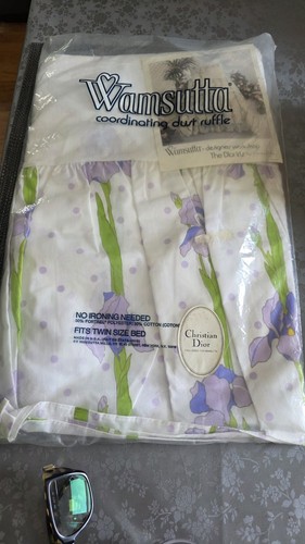 Vtg wamsutta twin dust ruffle - vtg,