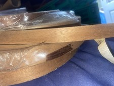 Teak real wood iron on edging