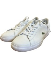 Lacoste Lerond Trainers Leather Upper White UK5 EU38