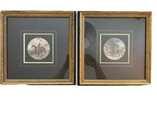 A Vintage Pair Matted Gold