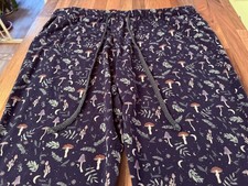 Fat Face PJ Pyjamas Bottoms Size 18 Mushroom design