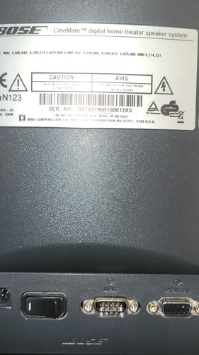 Bose cinematic 1 home - bose, av