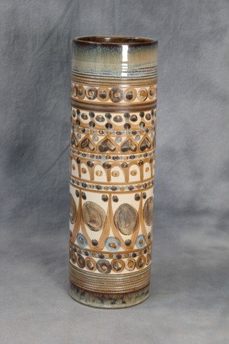 Denby minaret cylinder vase - minaret,