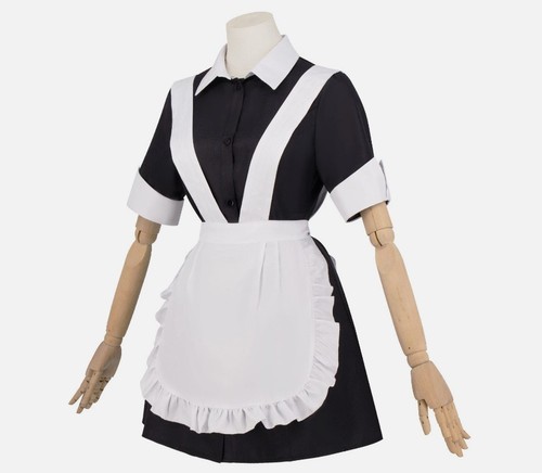 Halloween magenta maid dress - halloween,
