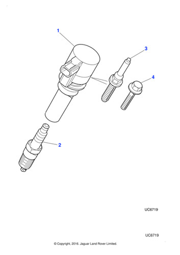 Jaguar plug ignition - jaguar, coil