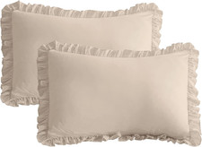 Ruffle Pillow Shams King Size