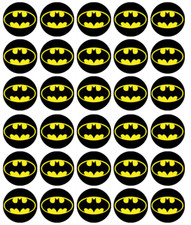 Batman Logo x 30 Cupcake