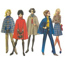 Vintage 1960s Pattern –Cloak