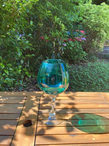 Large empoli balloon glass - balloon,