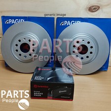 FITS SKODA YETI 1.4 TSI 15-17 PAGID FRONT BRAKE DISCS 312MM & BREMBO BRAKE PADS