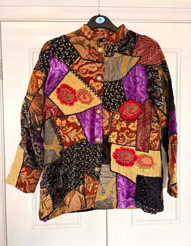 Vintage indigo moon patchwork - vintage,