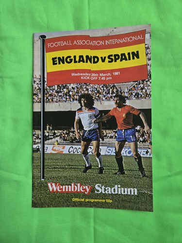 1981 england spain wembley - england,