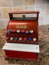 Vintage Codeg Children's Cash Register Cash Till - lovely pre-loved collectable
