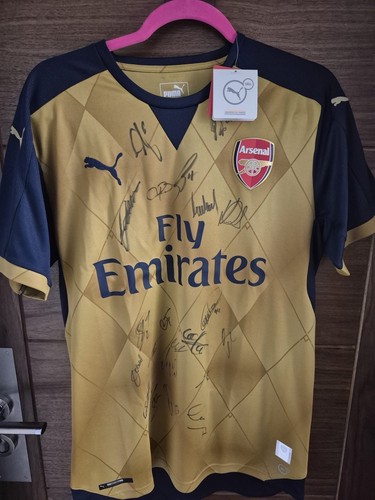 Official arsenal signed shirt - official,