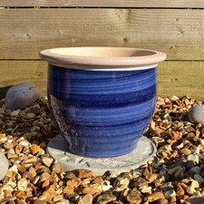 Plant Pot Ceramic 23cm Dark