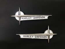 For Harley Vintage Style Gas Fuel Tank Emblems Badges Touring Softail Dyna New