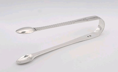 Georgian silver tongs - silver, sugar