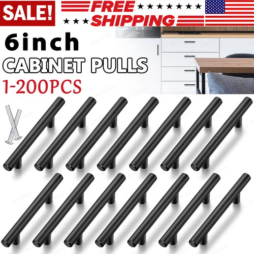 6in cabinet pulls black - pulls,